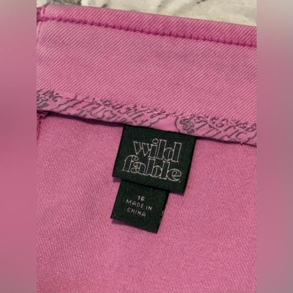 Wild Fable Barbie Pink Mini Skirt 16 - Picture 3 of 8